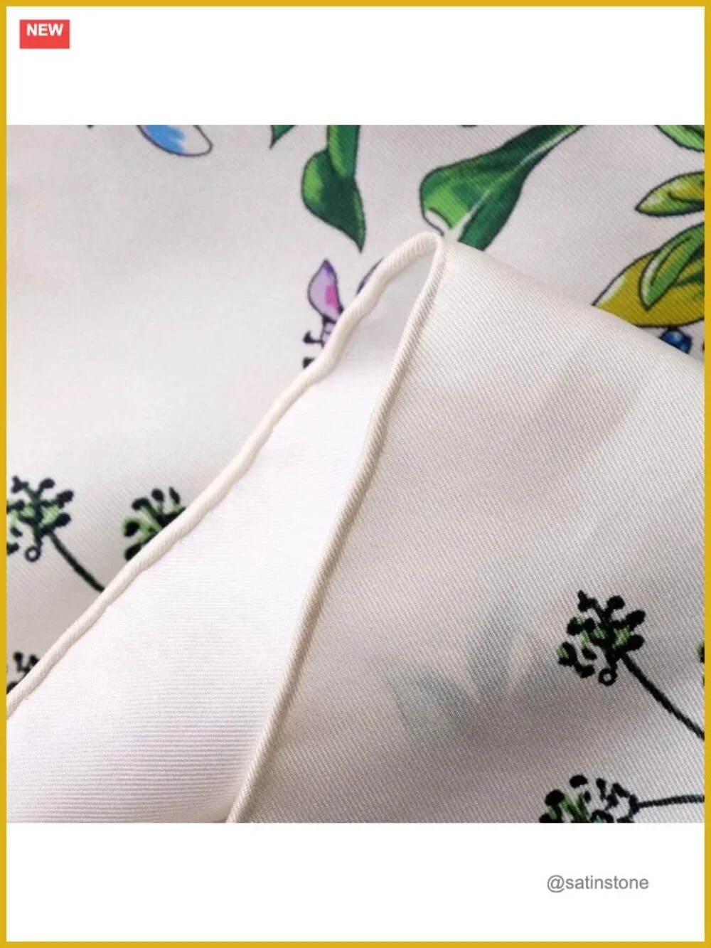 100% Mulberry Silk Scarf 35